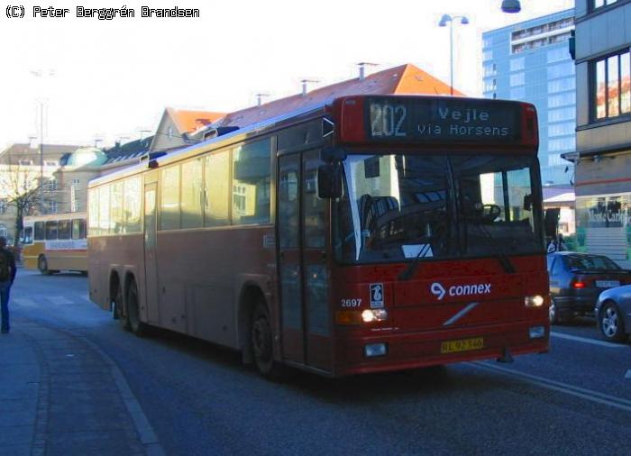 Connex 2697, Ny Banegårdsgade, Århus - Rute 202