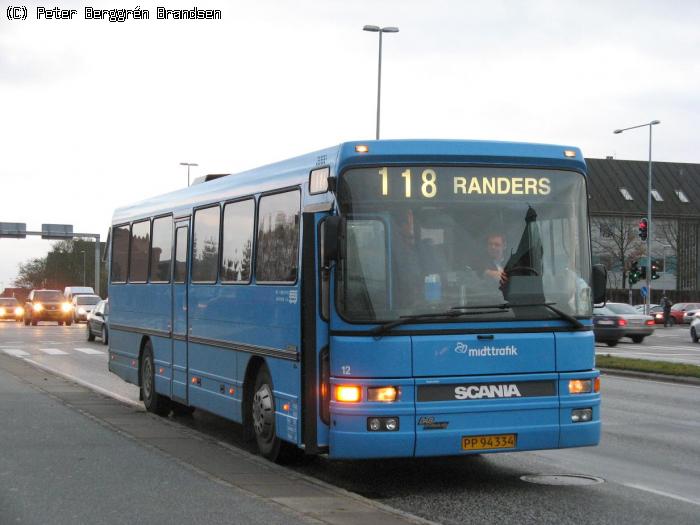 De Grønne Busser 12, Randersvej, Århus - Rute 118