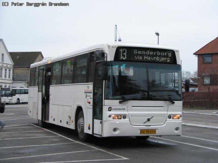 Rutebilselskabet Haderslev RX96654, Sønderborg Rutebilstation - Rute 13