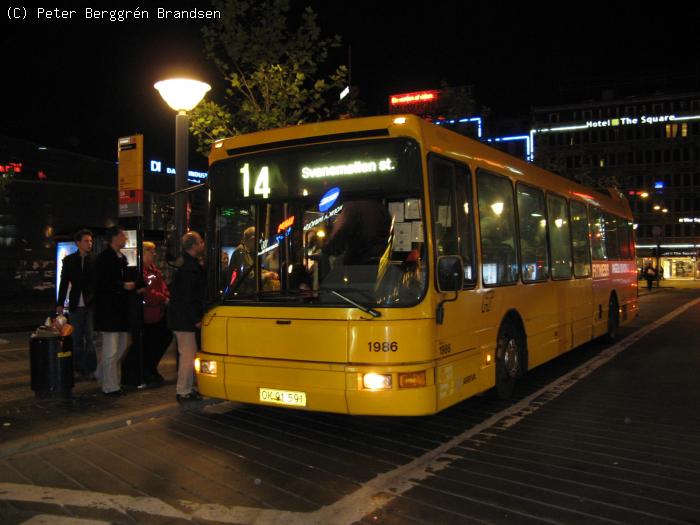 Arriva 1986, Rådhuspladsen, København - Linie 14