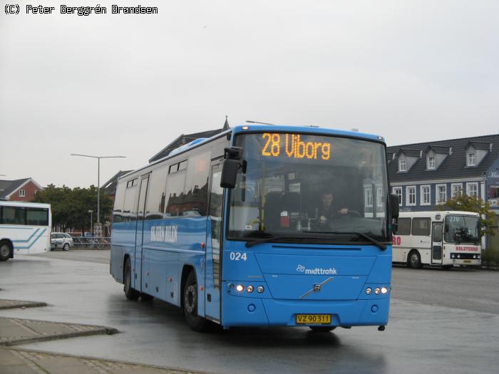 Skjern Bilen 024, Holstebro Rutebilstation - Rute 28
