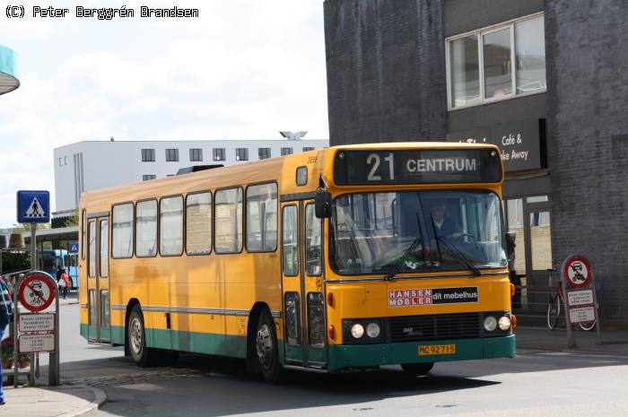 Fårup Rute- og Turistbusser 38, Randers Busterminal - Rute 21