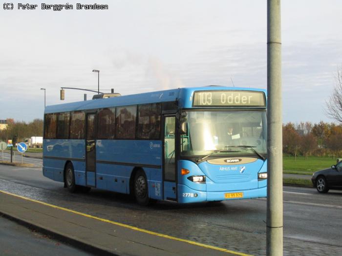 Arriva 2778, Strandvejen, Århus - Rute 103