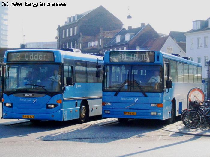 Arriva 2778 & 99, Århus Rutebilstation - Rute 103