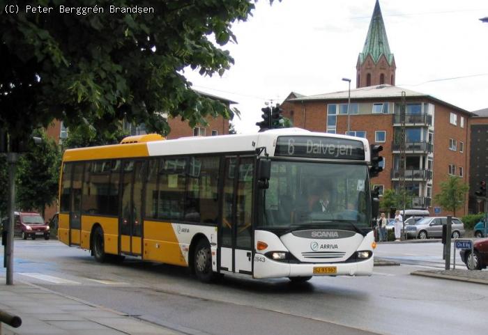 Arriva 2843, Chr. 8.s Vej