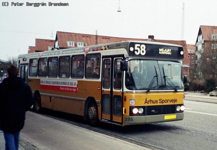 Århus Sporveje 285, Nordre Ringgade