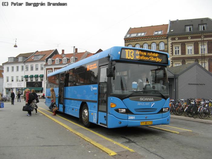 Arriva 2891, Århus Rutebilstation - Rute 103