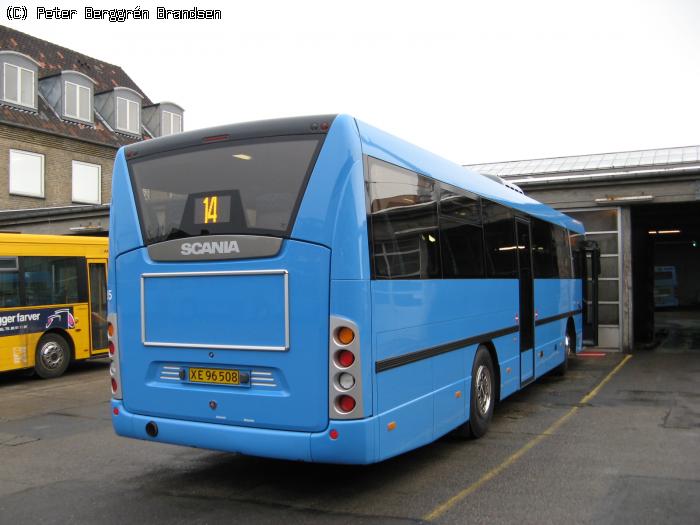 Arriva 2985, v. Garageanlægget ved Århus Rutebilstation