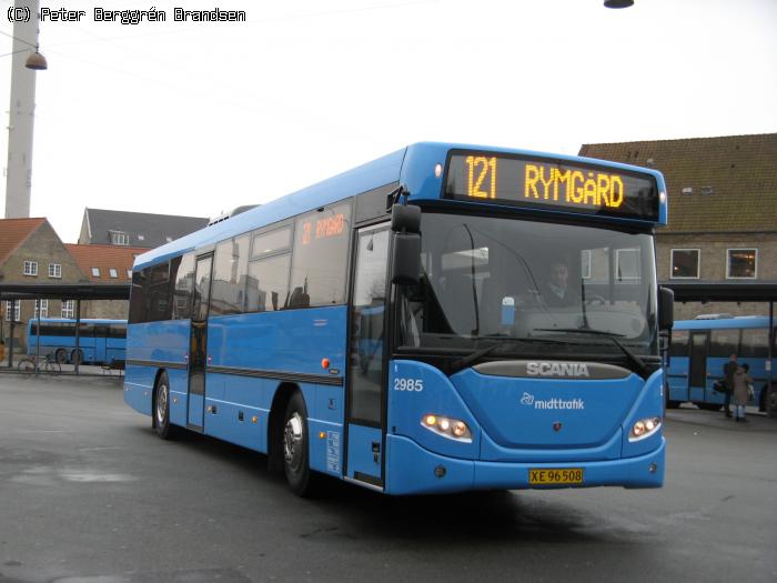 Arriva 2985, Århus Rutebilstation - Rute 121