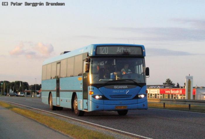 Wulff Bus 3244, Grenåvej, Skæring