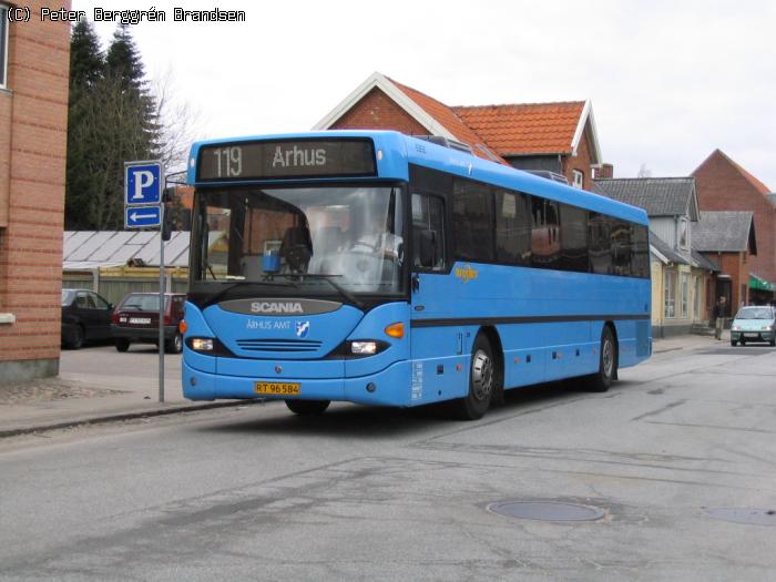 Wulff Bus 3252, Toftevej, Hornslet - Rute 119