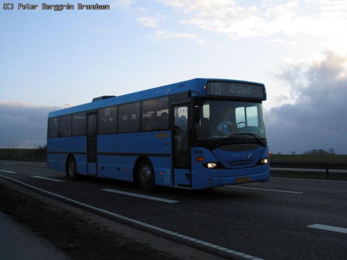 Wulff Bus 3260, Grenåvej, Skæring - Rute 119