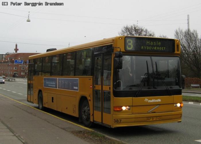 Århus Sporveje 387, Viborgvej - Linie 3