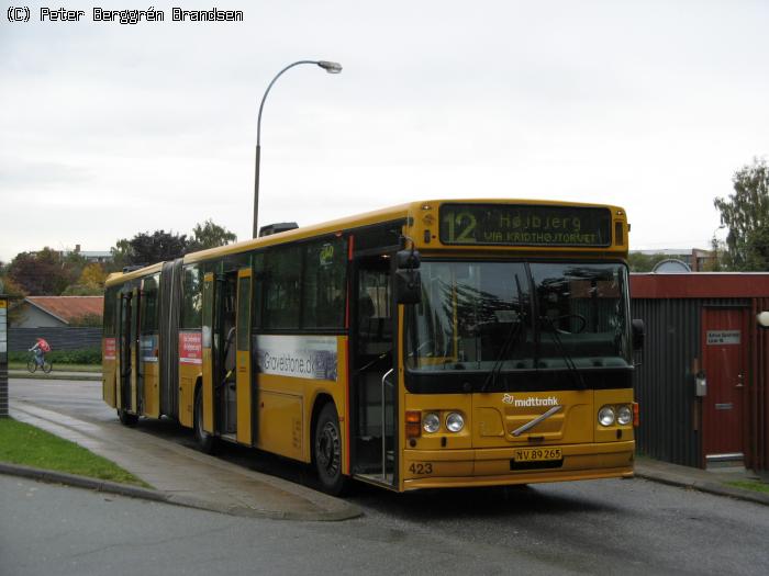 Århus Sporveje 423, Egå Strandvej/Brohaven - Linie 12