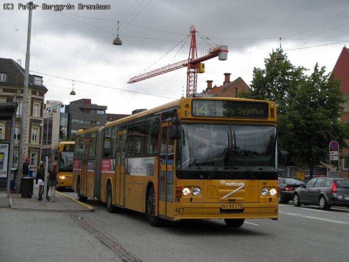 Århus Sporveje 427, Rutebilstationen - Linie 14