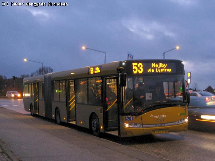 Århus Sporveje 480, Grenåvej - Linie 53