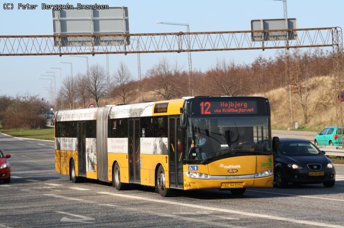 Århus Sporveje 484, Åby Ringvej - Linie 12