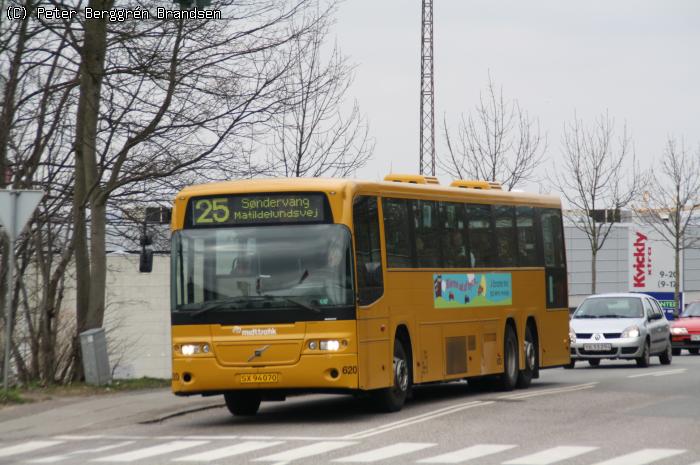 Århus Sporveje 620, Søndervangs Allé - Linie 25