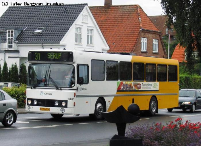 Arriva 8392, Ansvej