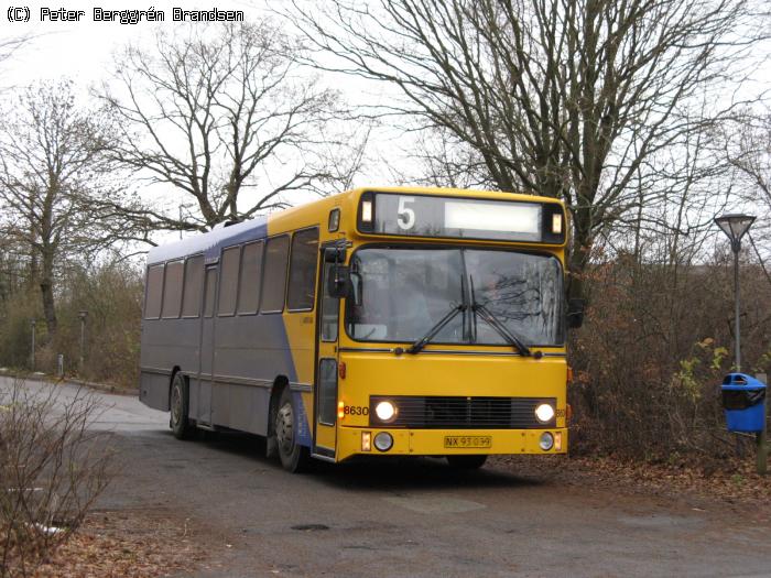 Arriva 8630, Kolind Centralskole - Rute 5