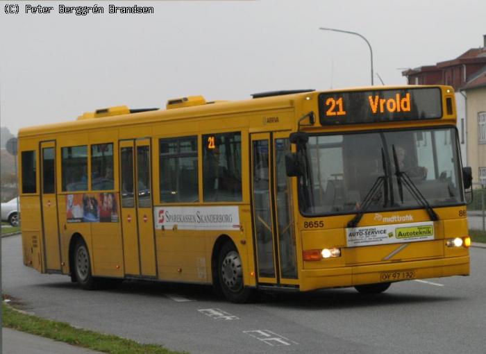 Arriva 8655, Skanderborg St. - Linie 21