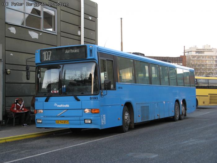 Arriva 8693, Århus Rutebilstation - Rute 107