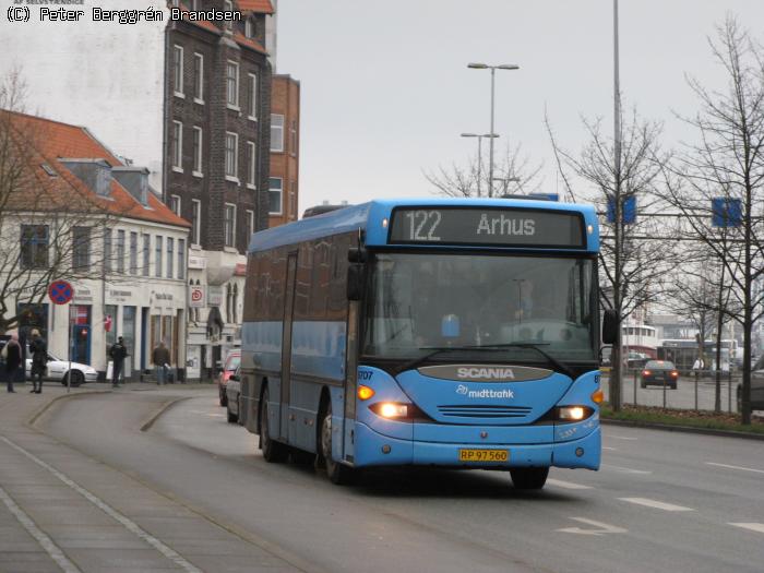 Arriva 8707, Dynkarken, Århus - Rute 122