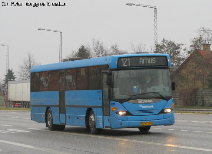 Arriva 8711, Grenåvej, Vejlby - Rute 121