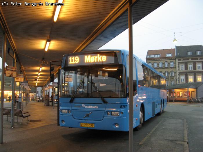 Arriva 8757, Århus Rutebilstation - Rute 119