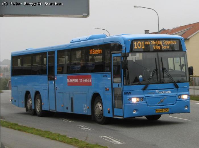 Arriva 8759, Skanderborg St. - Rute 101
