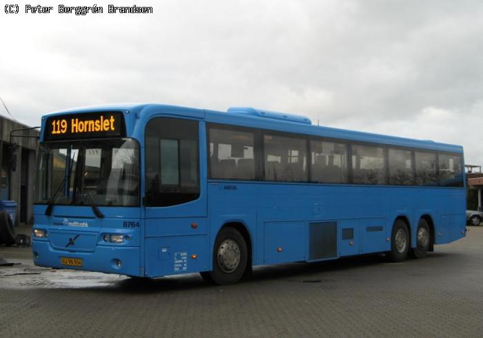 Arriva 8764, garagen i Hornslet