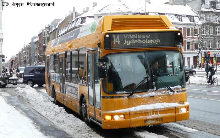 Arriva 1129, Smallegade, Frederiksberg - Linie 14