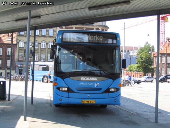 Wulff Bus 3262, Århus Rutebilstation