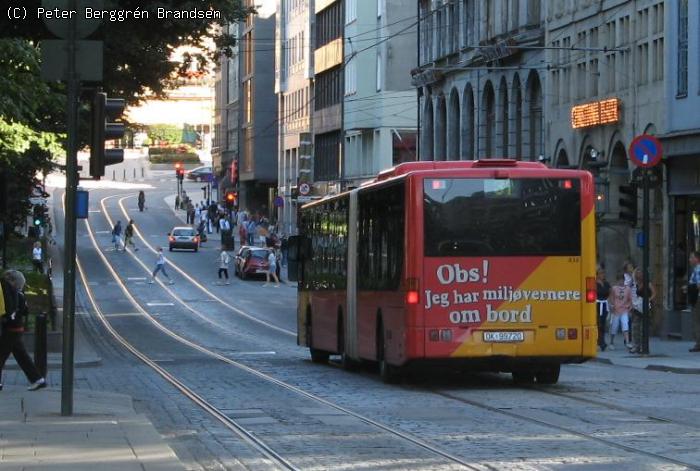 UniBuss 434, Stortingsgata - Linie 31