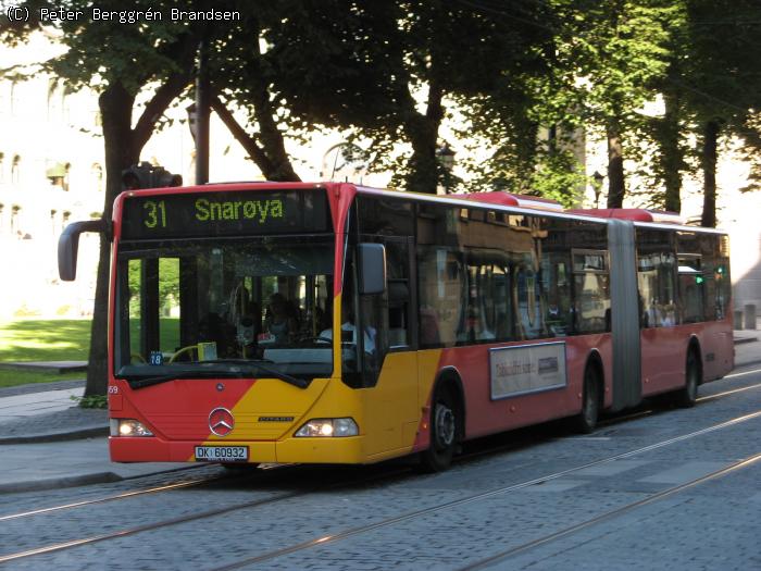 UniBuss 459, Stortingsgata - Linie 31