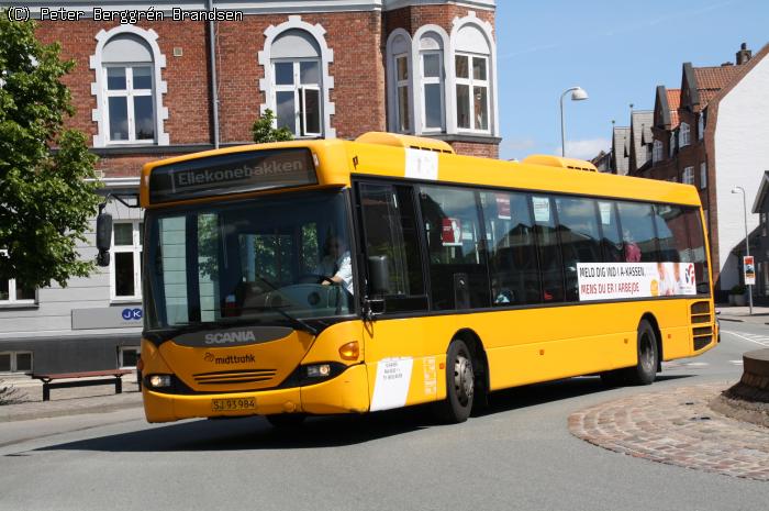 Pan Bus 257, Jernbanegade - Linie 1