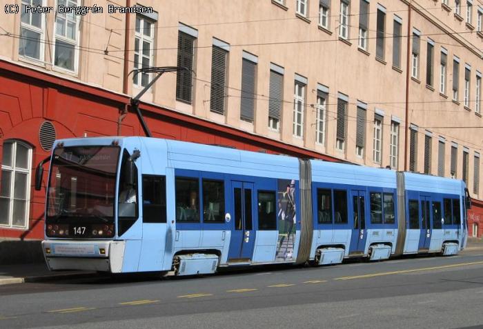 Oslo Sporvognsdrift 147, Carl Berners Plass - Linie 17