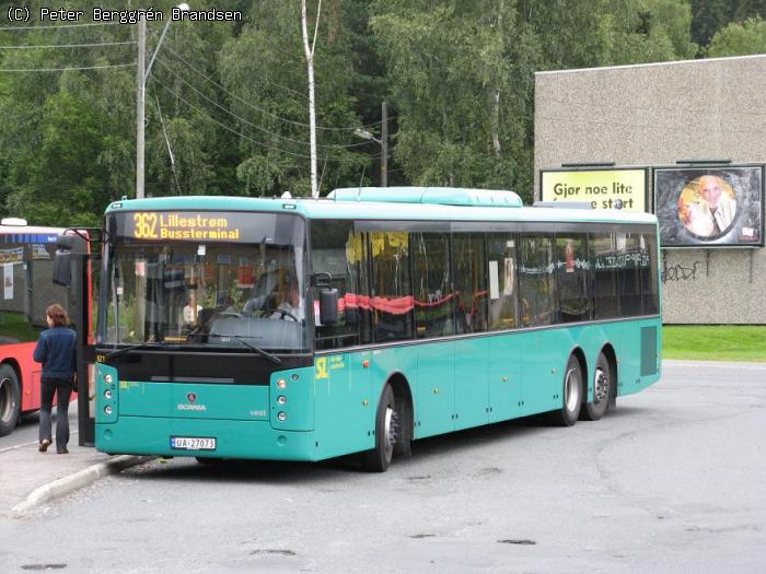 Norgesbuss 921, Grorud T - Rute 362