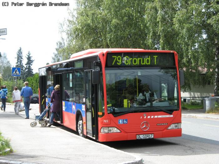 Norgesbuss 765, Ljabru - Linie 79