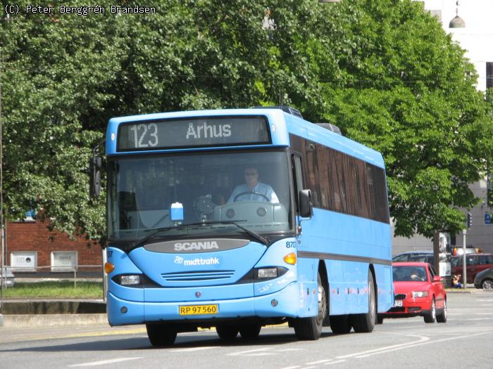 Arriva 8707, Århus Rutebilstation - Rute 123