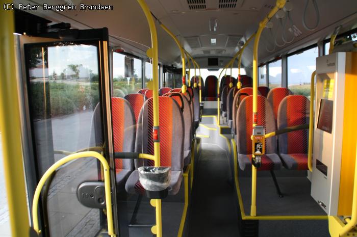Århus Sporveje 655, Interiør