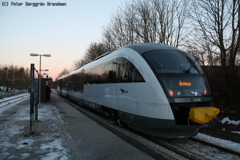 DSB 4926-4126, Skødstrup St. - Grenaabanen