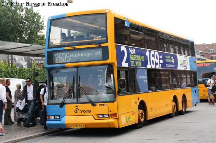 City Trafik 2801, Københavns Hovedbanegård - Linie 250S