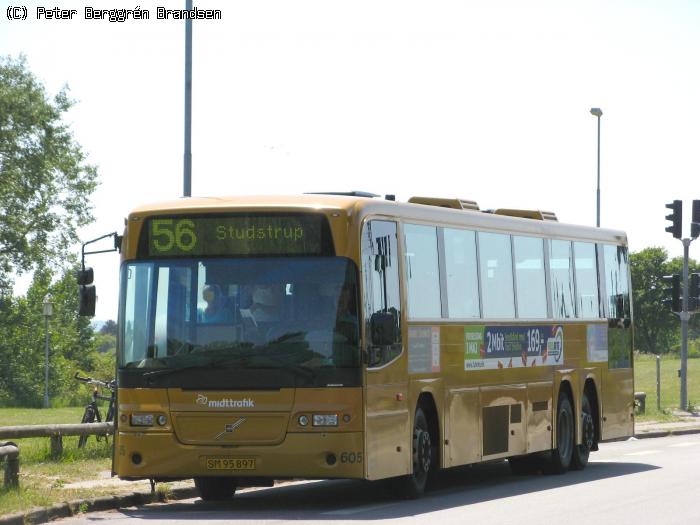 Århus Sporveje 605, Egå Strandvej - Linie 56