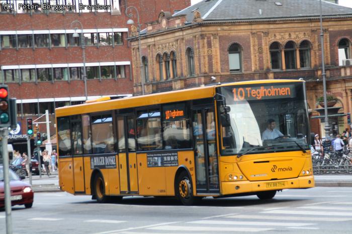 Arriva 1687, Vesterbrogade, København - Linie 10