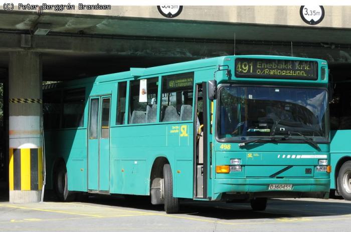 Norgesbuss 498, Oslo Bussterminal - Rute 491