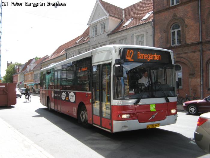 Odense Bybusser	79,	Nørregade	- Linie	42