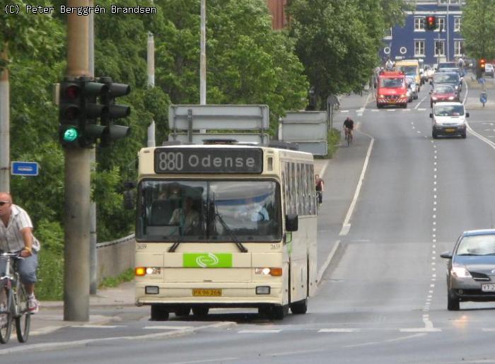 Arriva	2659, Albanigade, Odense - Rute 880