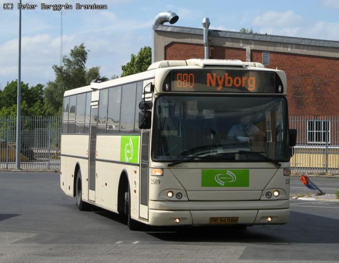 Arriva	2589,	Odense Rutebilstation	- Rute	880
