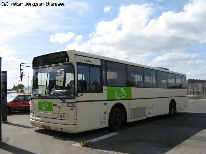 Arriva	8419,	Odense Rutebilstation	- Rute	890
